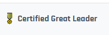 Certified Great Leader