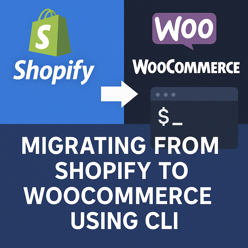 Migrate from Shopify to WooCommerce Using CLI